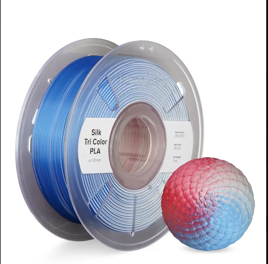 Tri-Color Silk PLA  Numakers